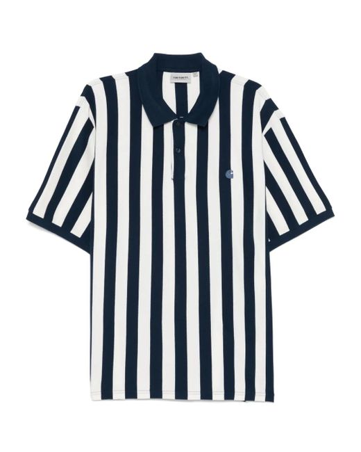 Carhartt Blue S/S Boynton Polo for men