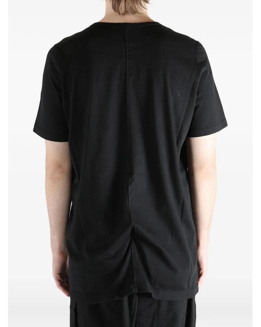 Rick Owens Black Graphic-Print T-Shirt for men