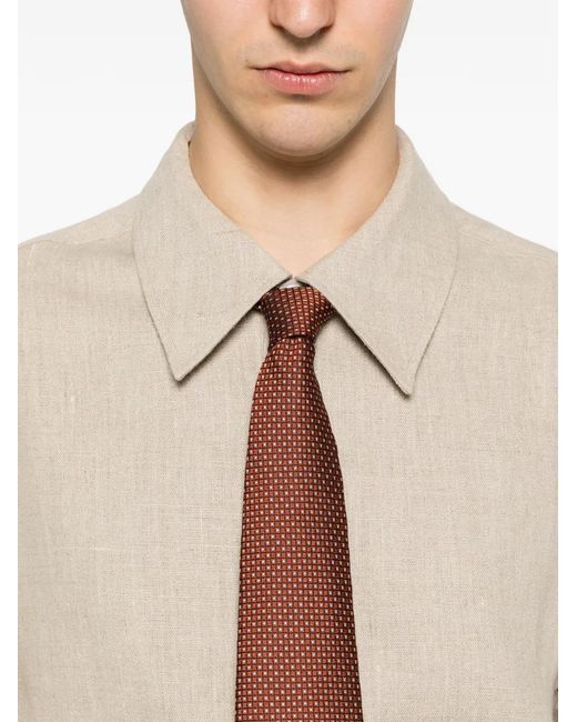 Séfr Natural Chemise Dao À Manches Courtes for men