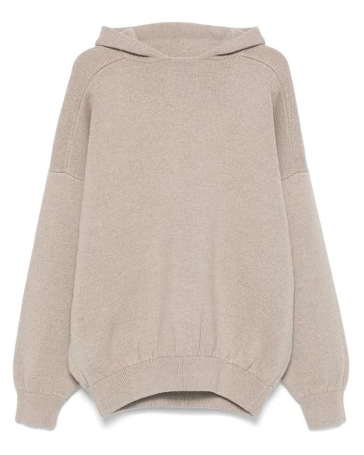 Fear Of God Natural Boucle Knit Hoodie for men