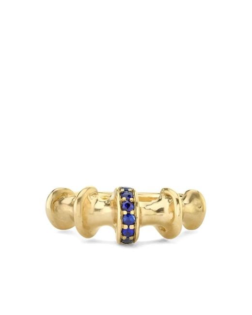 VRAM Metallic 18K Chrona Sapphire Ring