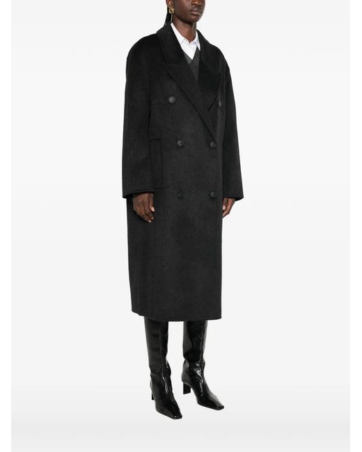 The Dynamis Studio Black Double-Breasted Coat