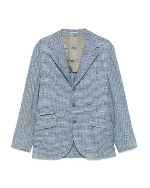 Brunello Cucinelli Blue Suit-Type Jacket for men