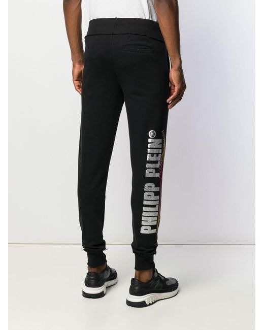 Philipp Plein Cotton Flame Track Pants 