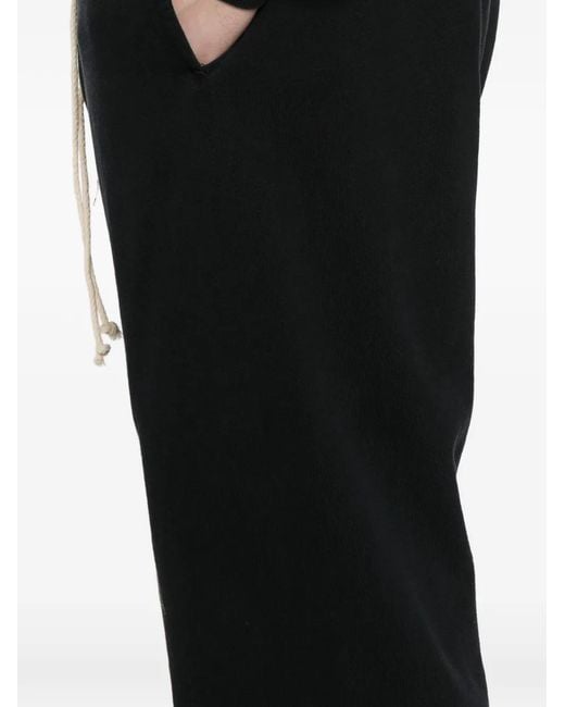 HELLSTAR Black Graphic-Print Cotton Trackpants for men
