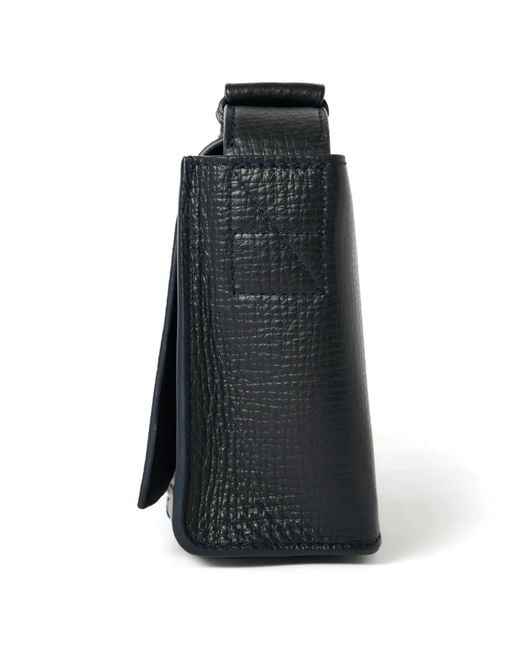 Studio Nicholson Black Mini Meshi Leather Shoulder Bag