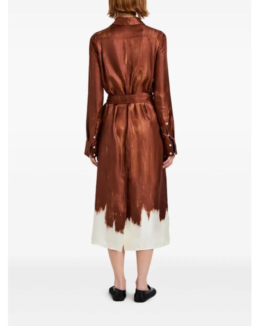 Proenza Schouler Brown Amaya Dress