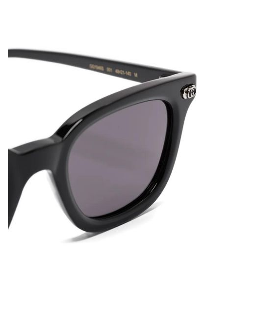 Gucci Black Oval-Frame Sunglasses for men