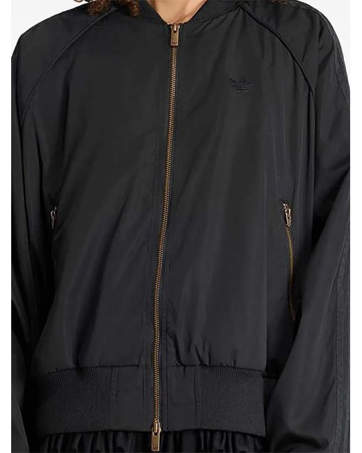 Adidas Black Layered Bomber Jacket