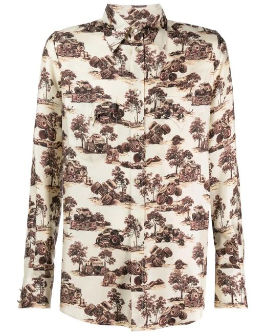 DSquared² Multicolor Silk Shirt for men