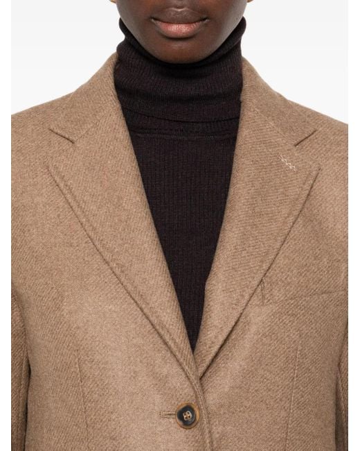 Max Mara Brown Jacke mit aufgesetzten Taschen