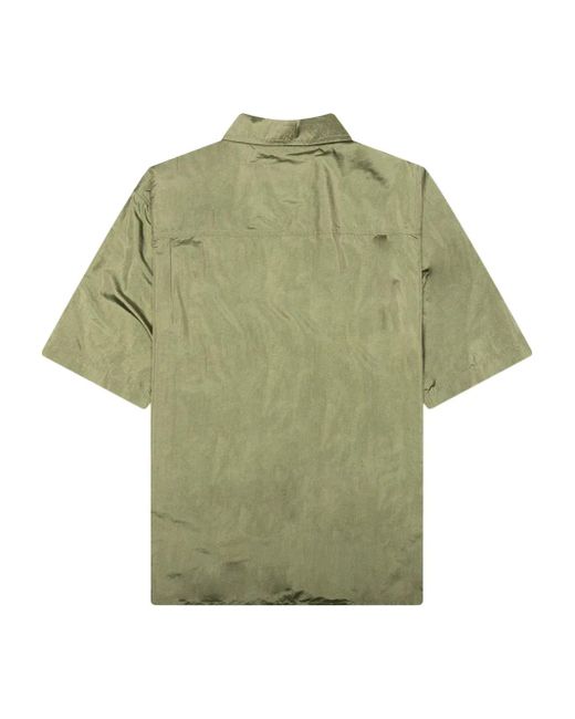 Jil Sander Green Patch-Pocket Shirt for men