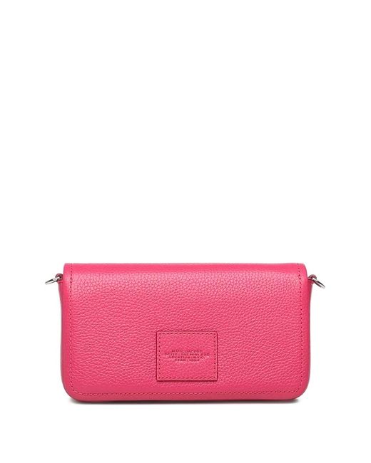 Marc Jacobs Pink Embossed-Logo Mini Bag