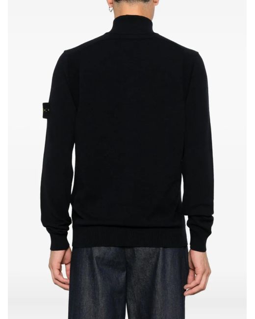 Stone Island Black Sweater for men