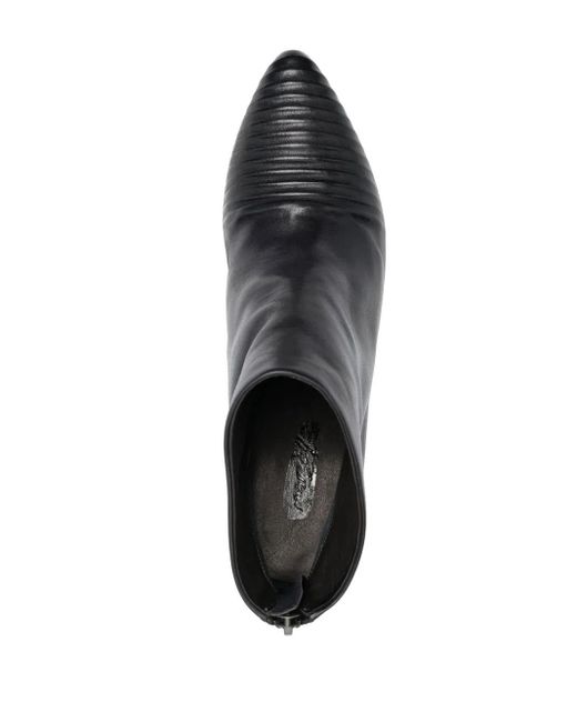 Marsèll Black Leather Ankle Boots