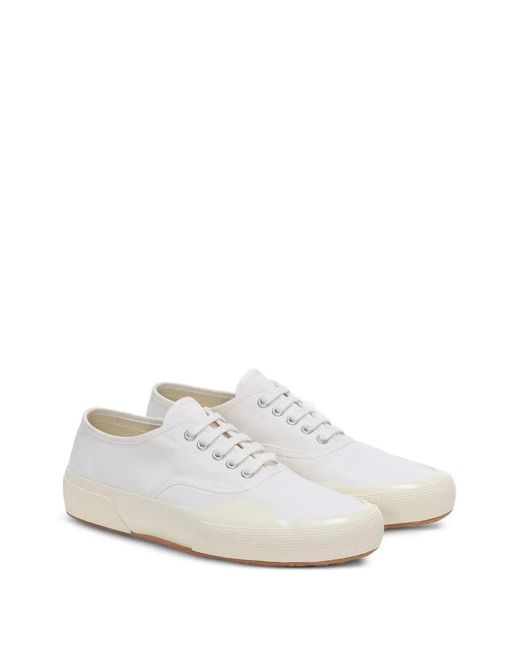 Superga White 2430 Deck Sneakers for men