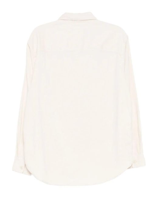Chocoolate White Logo-Patch Shirt for men