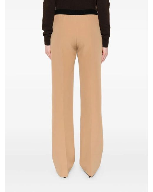 Pantaloni Con Vita Elasticizzata di ERMANNO FIRENZE in Natural