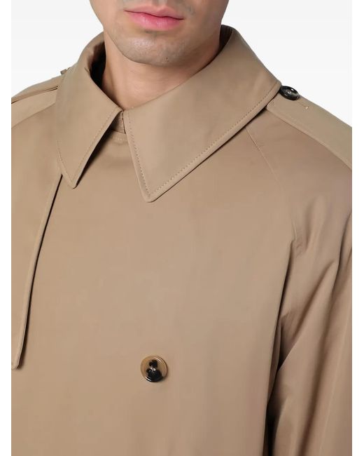 Burberry Natural Gabardine-Weave Trench Coat for men