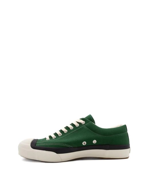 Moonstar Green Canvas Low-Top Sneakers for men
