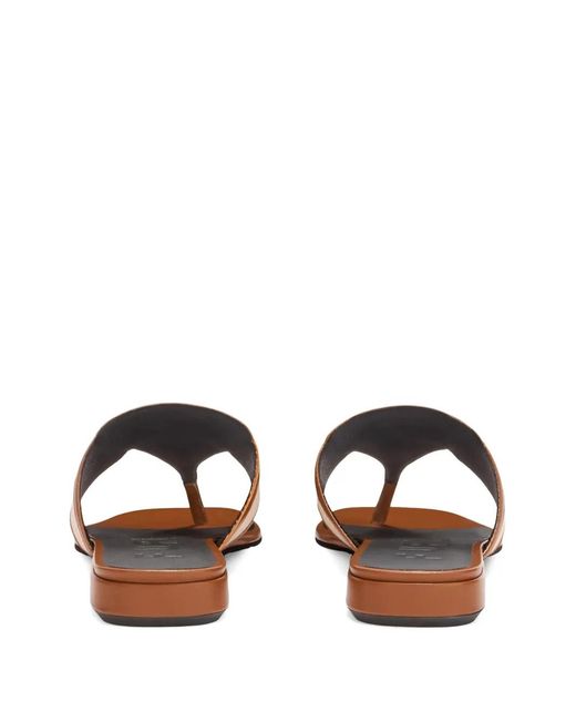 Furla Brown Summer Sandals