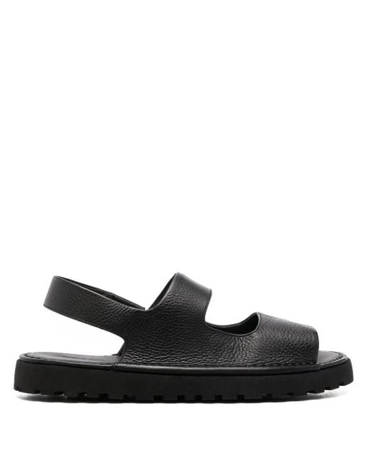 Marsèll Black Leather Sandals for men