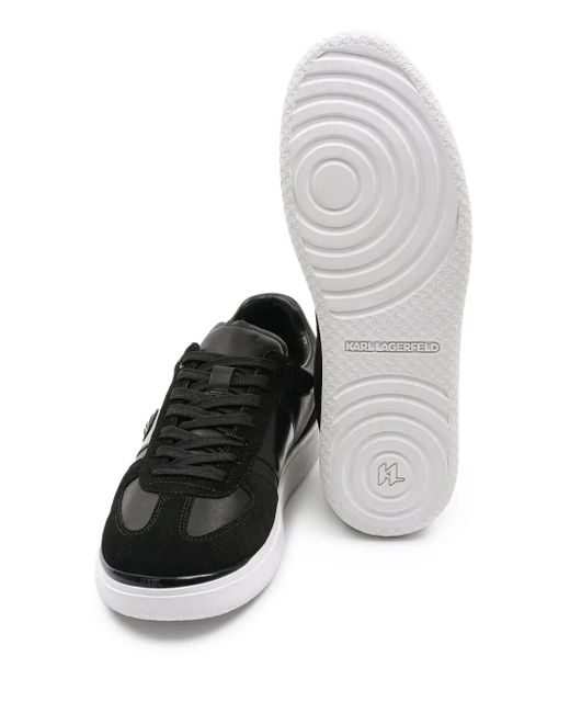 Karl Lagerfeld Black Atlas Ikon Sneakers for men
