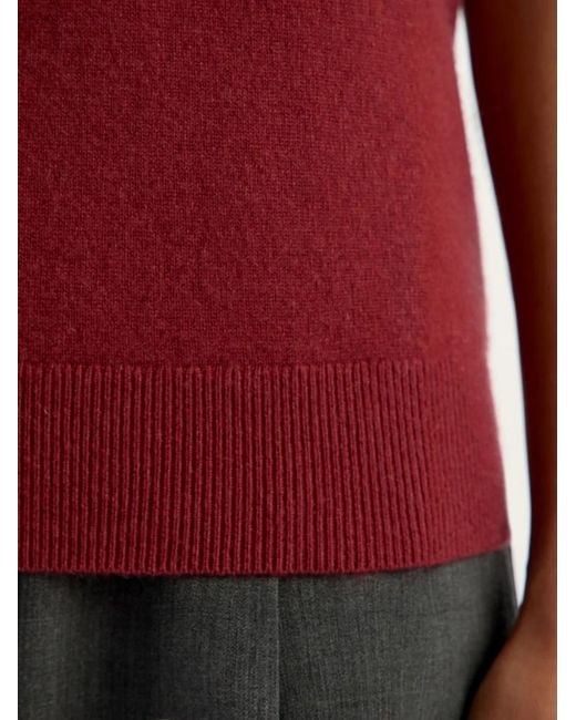12 STOREEZ Red Cashmere Top