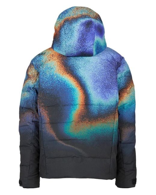 Aztech Mountain Blue Nuke Hooded Ski Jacket for men