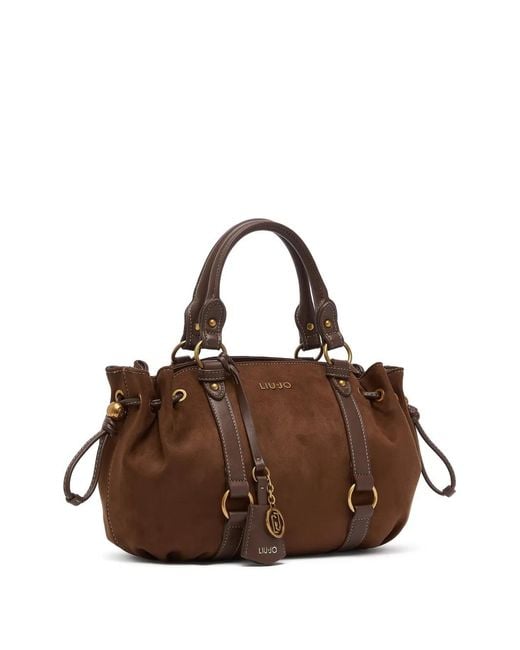 Liu Jo Brown Small Drawstring Bag