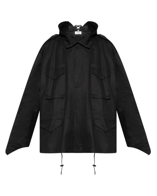 Cotton hooded jacket mens deals