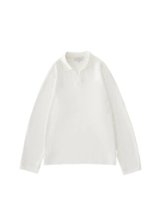 Studio Nicholson White Sudds Long-Sleeve T-Shirt for men