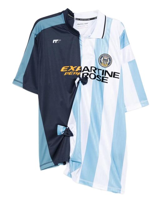 Martine Rose Gestreifter Jersey mit Einsätzen in Blue für Herren