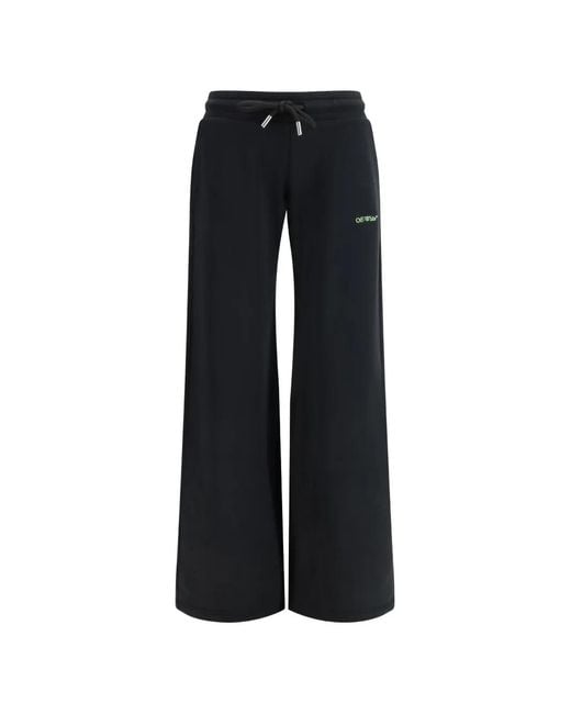 Off-White c/o Virgil Abloh Black Logo-Detail Track Pants