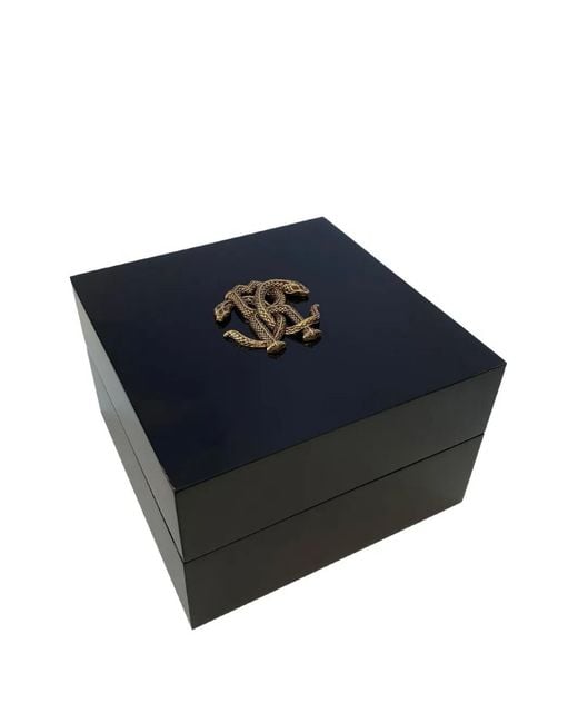 Roberto Cavalli Metallic Monogram Link 22Mm Watch