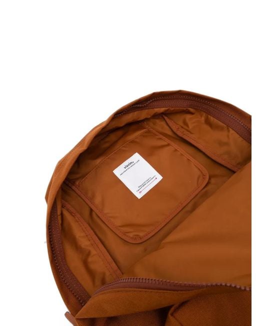 Visvim Brown Logo-Patch Backpack for men