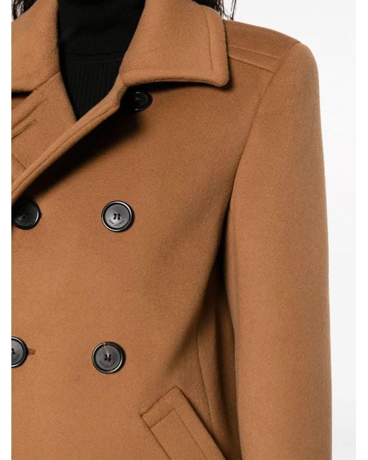 Saint Laurent Wollen Jas in het Brown