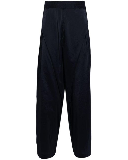 Yoshio Kubo Blue Elasticated-waist Drop-crotch Trousers for men