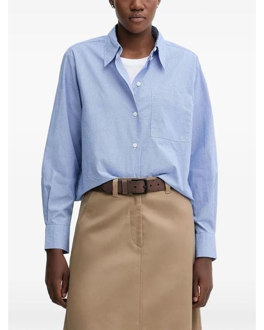 Marc O' Polo Blue Pocket Button-Down Shirt