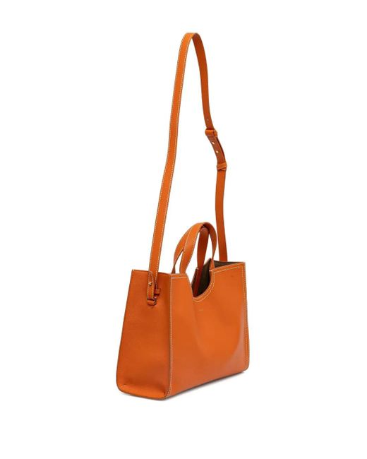 Bally Orange Easy Tote Bag