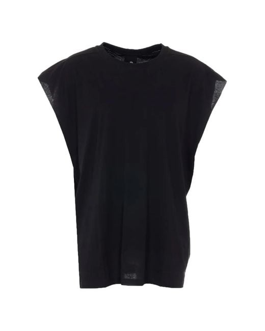 Thom Krom Black Contrasting-Seam Top for men