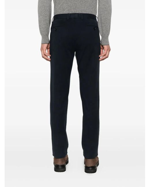 Zegna Broek Met Gerafelde Afwerking En Zijzak in het Blue voor heren