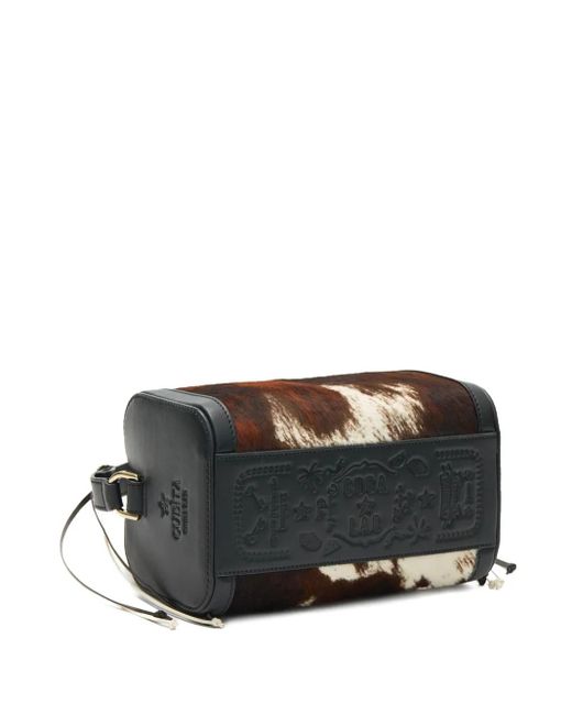 Bolso de mano Cubita Horsey de piel CUBA LAB de color Black