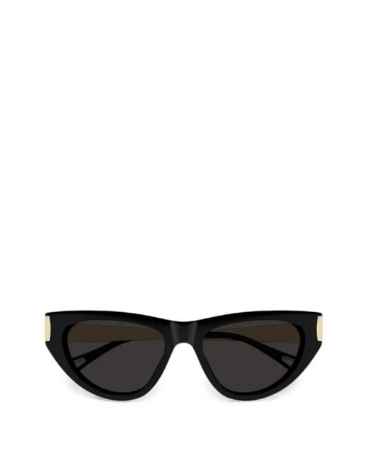 Chloé Black Cat-Eye Frame Sunglasses