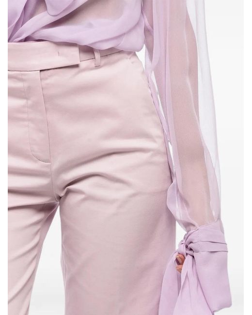 Ql2 Pink Welt-Pocket Trousers
