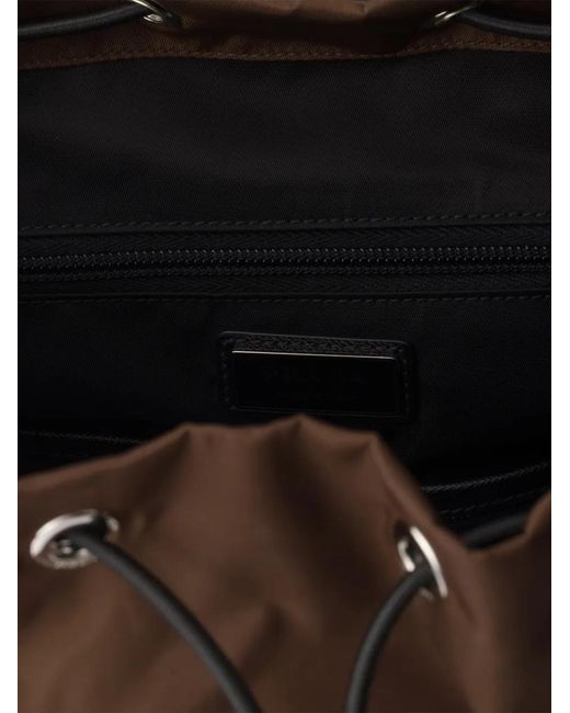 Prada Black Re-Nylon And Saffiano Leather Backpack for men