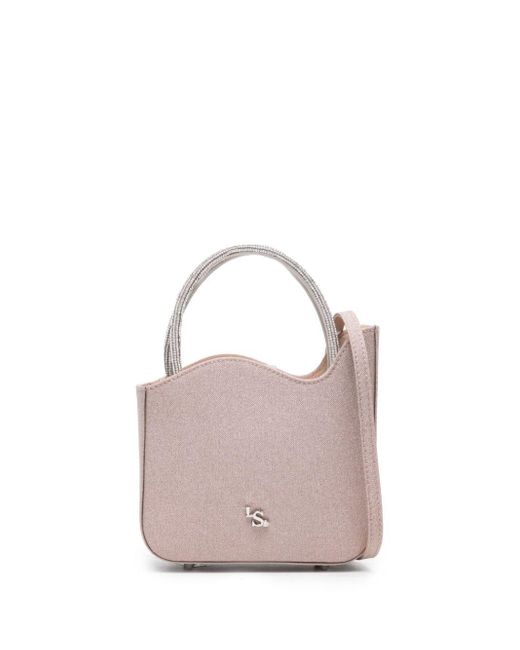 Le Silla Pink Ivy Glitter Tote Bag