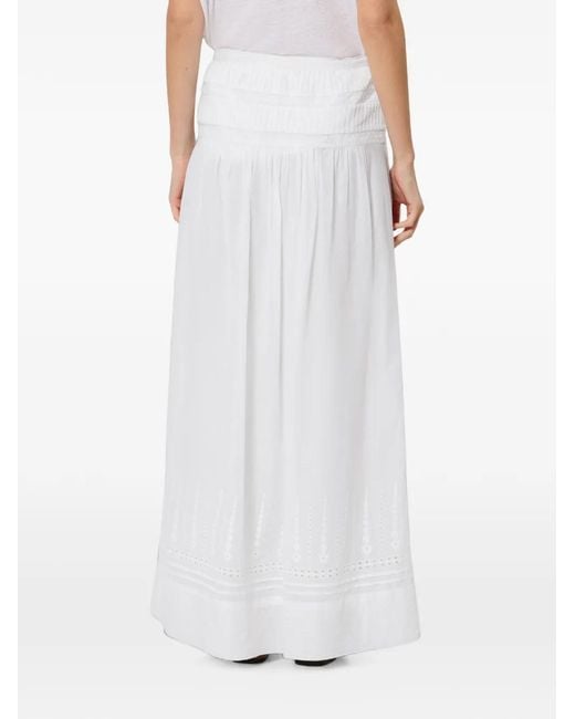 Isabel Marant White Loraine Skirt