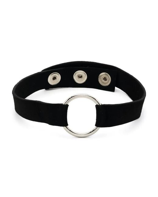 Manokhi Black Marla Suede Choker Necklace