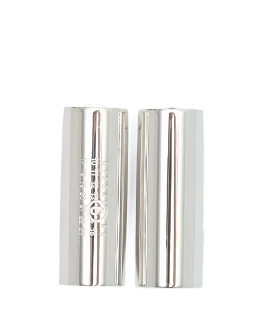 MM6 by Maison Margiela White Earrings
